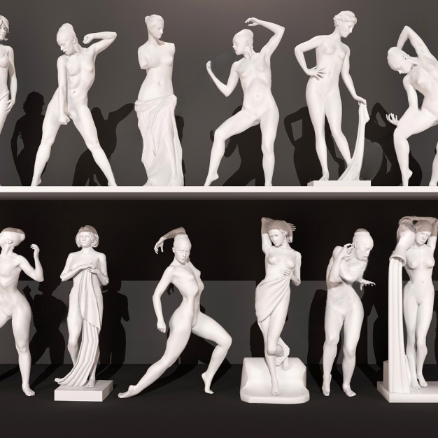 人物雕塑3D模型