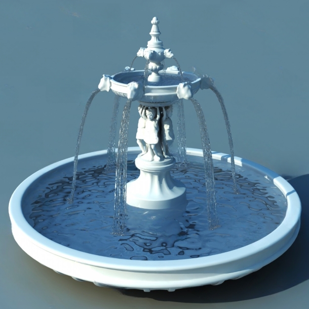 喷泉3D模型