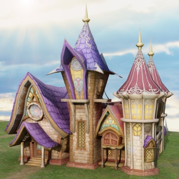 卡通建筑3D模型