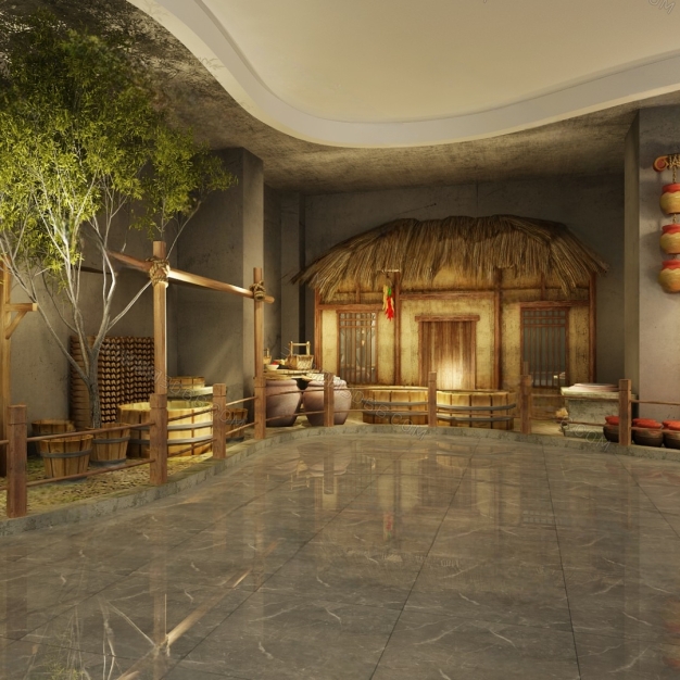 新中式酿酒展厅3D模型