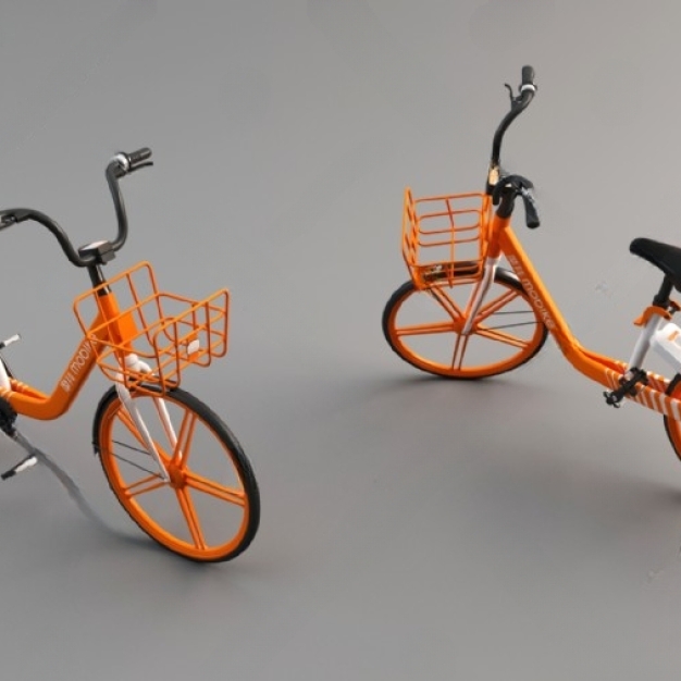 共享单车3D模型