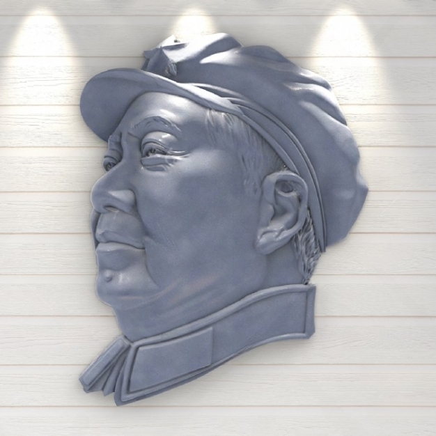 人物浮雕3D模型