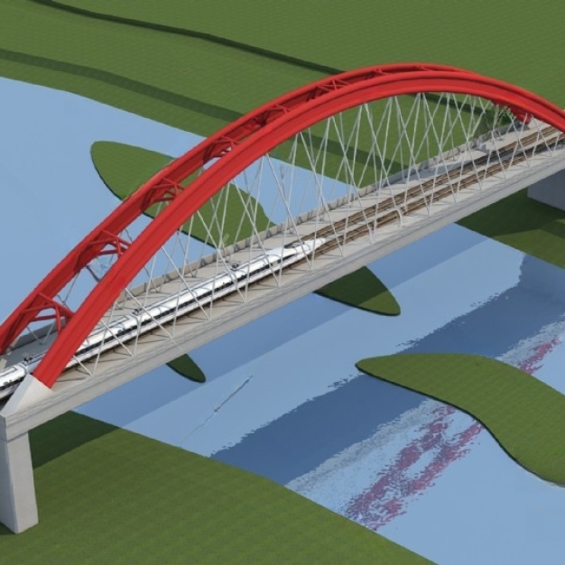 大桥 铁路桥3D模型