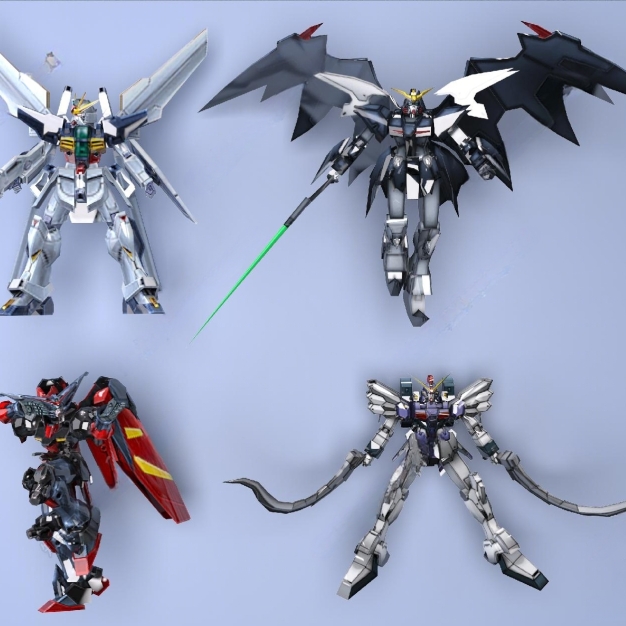 变形金刚机器人组合3D模型