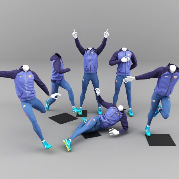 运动服装模特3D模型