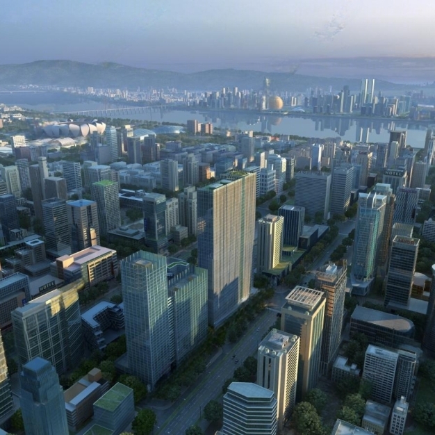 城市鸟瞰3D模型