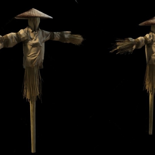 稻草人3D模型