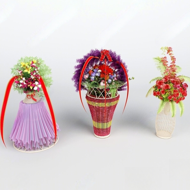 花篮3D模型