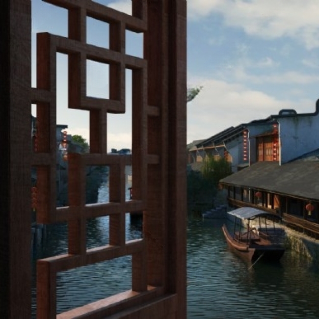 中式古建3D模型