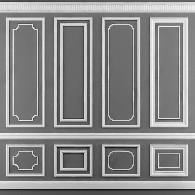 简欧石膏线3D模型
