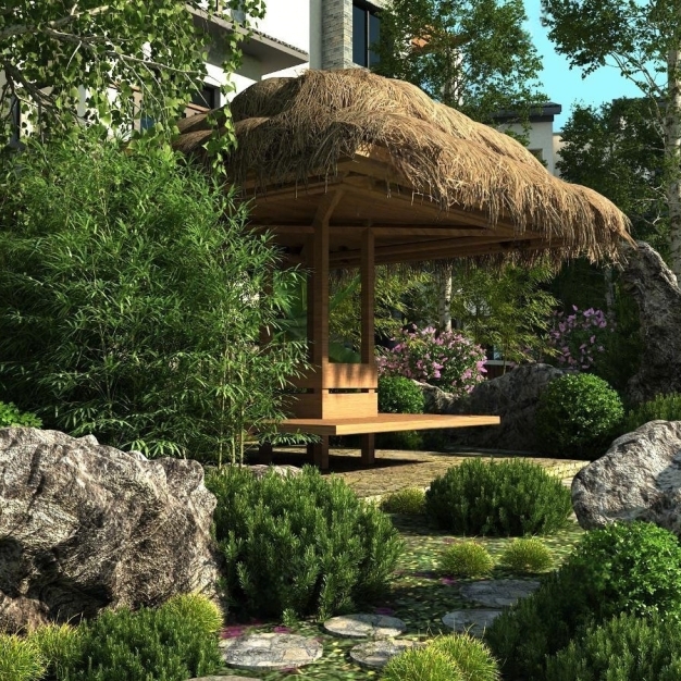 庭院景观3D模型