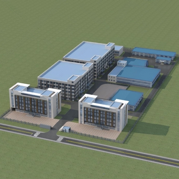 厂房建筑3D模型