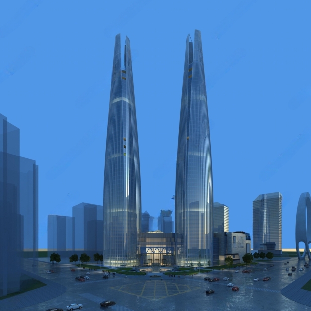 建筑大楼3D模型
