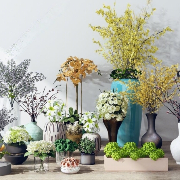花艺组合3D模型