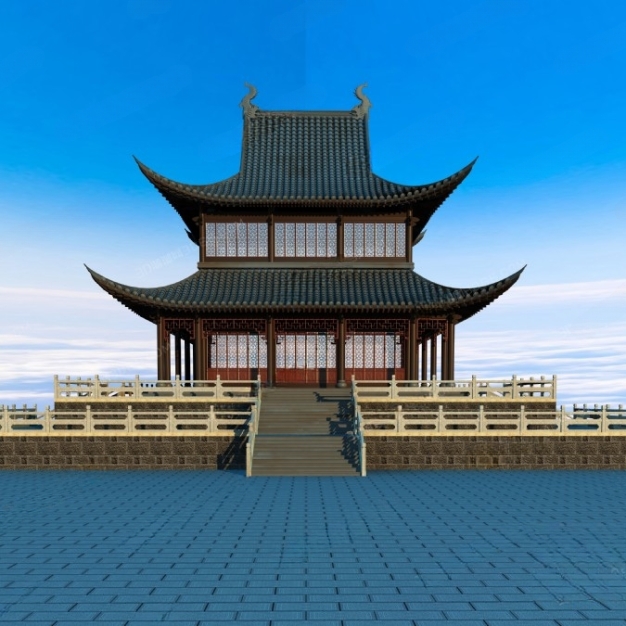 古建筑3D模型