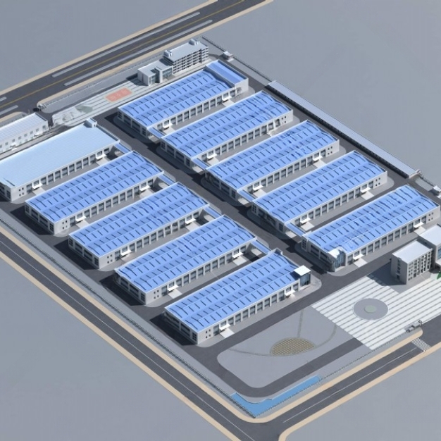 厂房建筑3D模型
