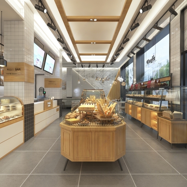 蛋糕店 甜品店3D模型