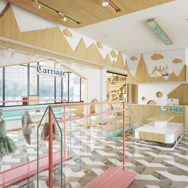 现代童装店3D模型