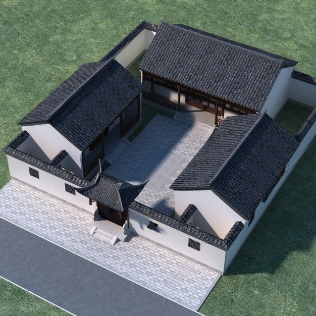 古建四合院3D模型