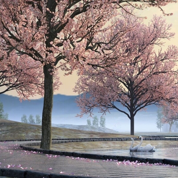森林公园景观3D模型