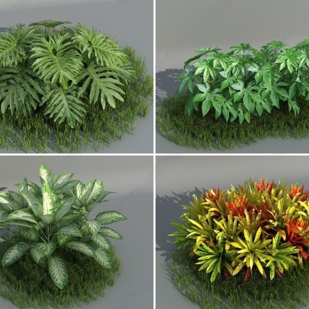 花草3D模型