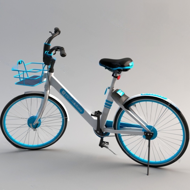自行车 共享单车3D模型