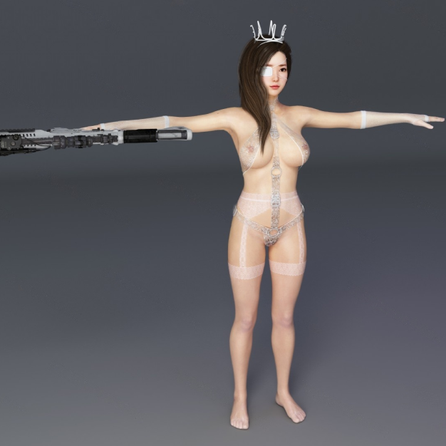 人物 女人3D模型