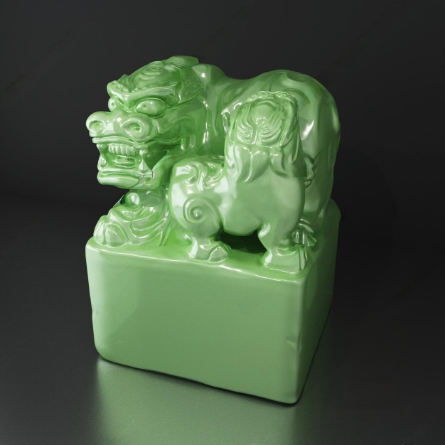 玉雕 印章3D模型