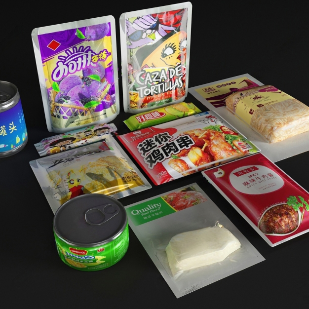 罐头 调味品3D模型