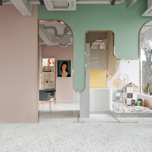 北欧婚纱摄影店3D模型