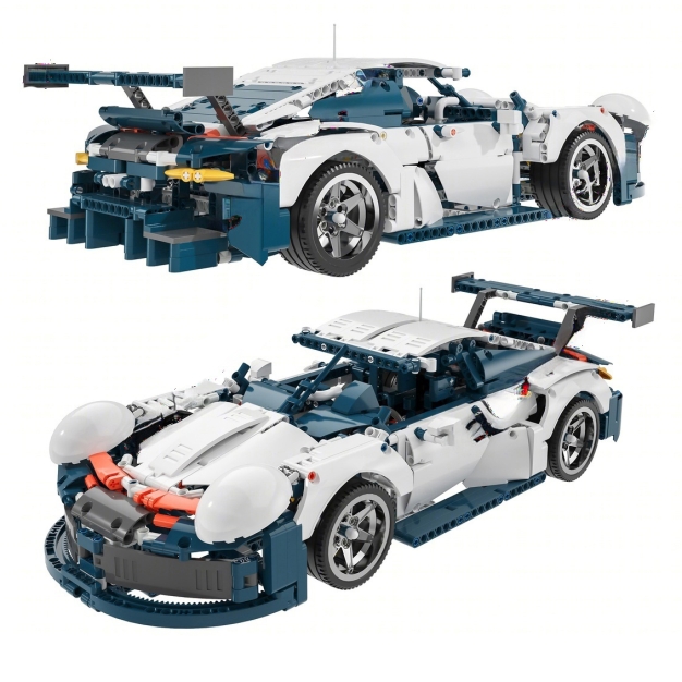 现代乐高保时捷玩具跑车3D模型