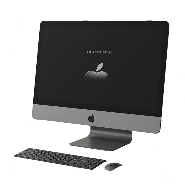 现代苹果电脑3D模型