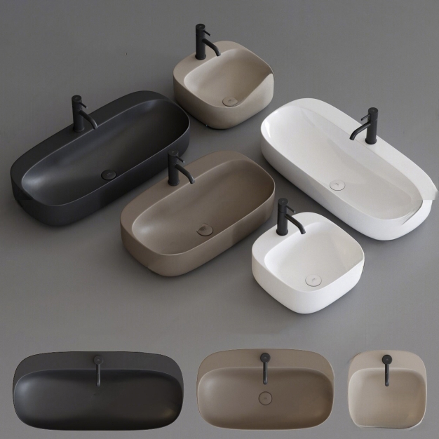 现代洗手盆3D模型