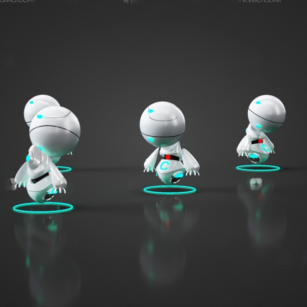 超萌机器人3D模型