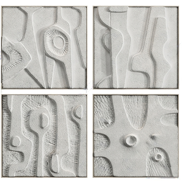 现代装饰画3D模型