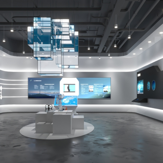 现代科技展厅3D模型