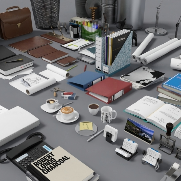 办公用品3D模型