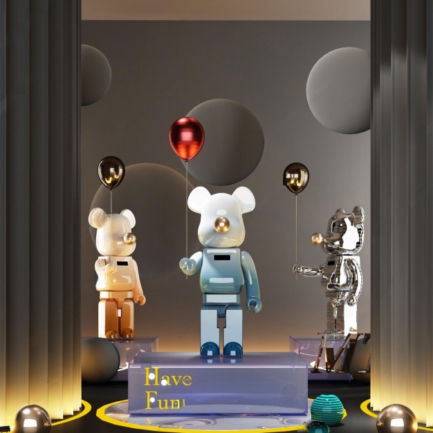 暴力熊公仔3D模型
