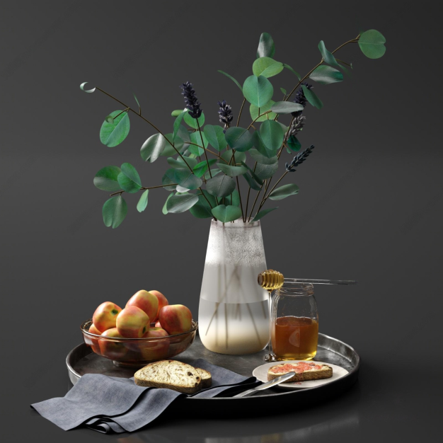 北欧餐桌饰品3D模型