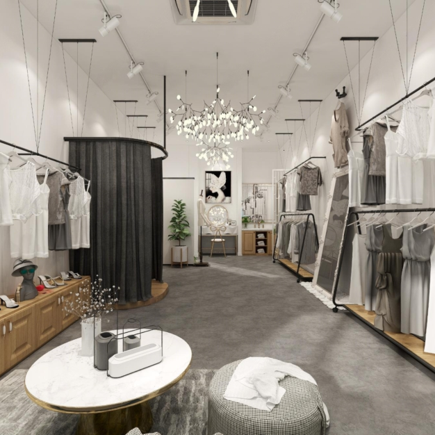 北欧服装店3D模型