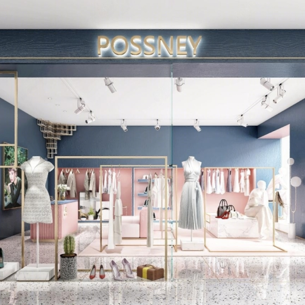北欧服装店3D模型
