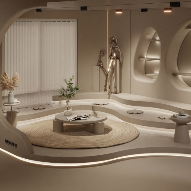 侘寂美容院3D模型