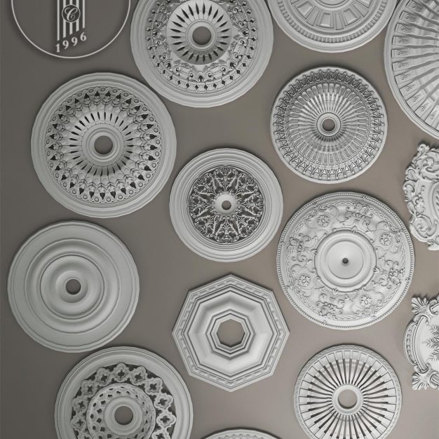 欧式雕花组合3D模型