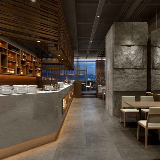 日式料理店3D模型