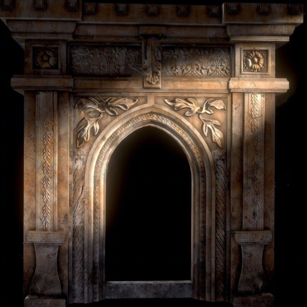  欧式拱门3D模型
