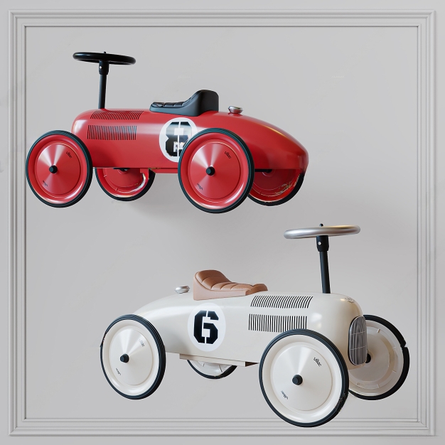 玩具小汽车3D模型