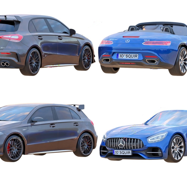 现代奔驰汽车3D模型