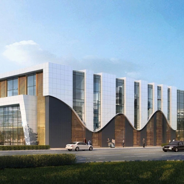 现代办公楼建筑外景3D模型
