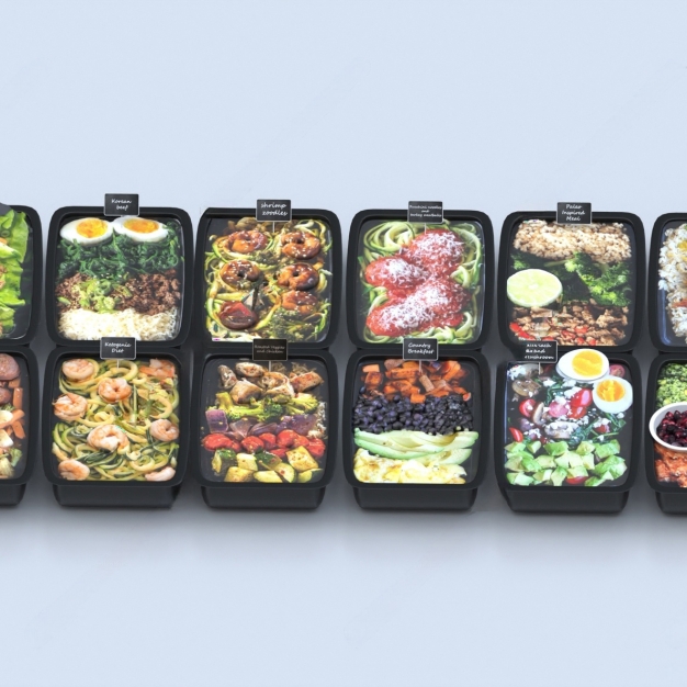 食物 便当 快餐3D模型