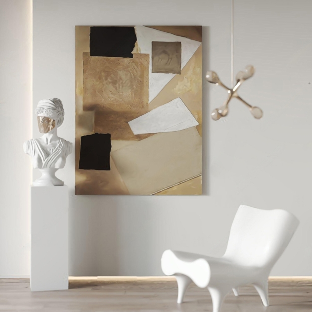 现代抽象装饰画挂画3D模型